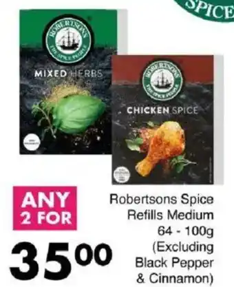 Save Robertsons Spice Refills Medium offer