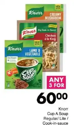 Save Knorr Cup A Soup Regular/ Lite/ Cook-in-sauce offer