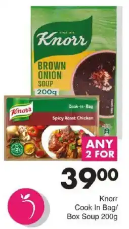 Save Knorr Cook In Bag/ Box Soup offer