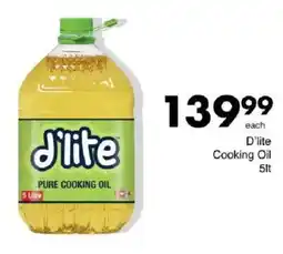 Save D'lite Cooking Oil offer