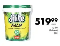 Save D'lite Palm oil offer