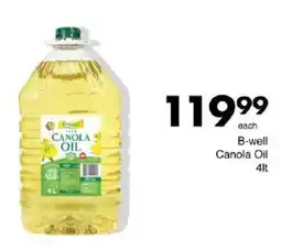 Save B-well Canola Oil offer