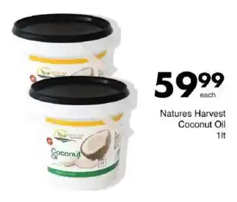 Save Natures Harvest Coconut Oil offer
