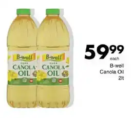 Save B-well Canola Oil offer