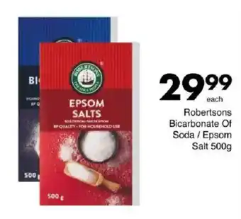 Save Robertsons Bicarbonate Of Soda/ Epsom Salt offer