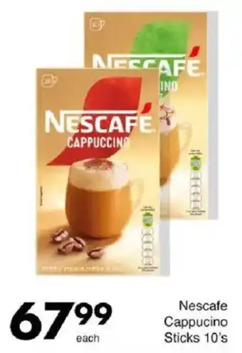 Save Nescafe Cappucino Sticks offer