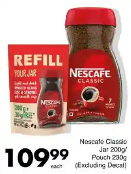 Save Nescafe Classic Jar/ Pouch offer