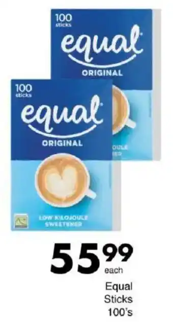 Save Equal Sticks offer