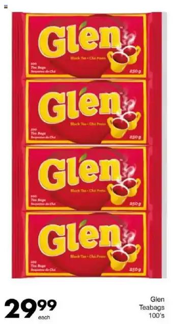 Save Glen Teabags offer