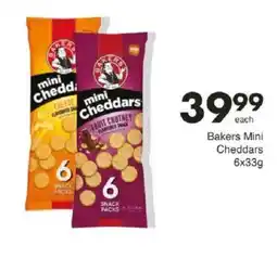 Save Bakers Mini Cheddars offer