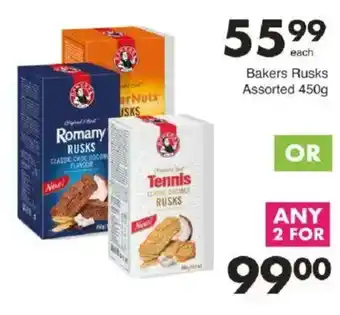Save Bakers Rusks Assorted offer