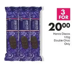 Save Henro Discos Double Choc offer