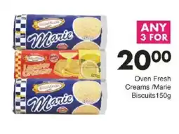 Save Oven Fresh Creams/ Marie Biscuits offer
