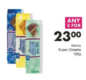 Save Henro Super Creams offer