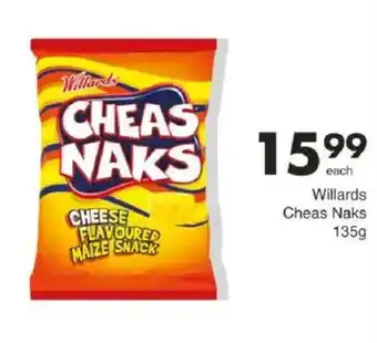 Save Willards Cheas Naks offer