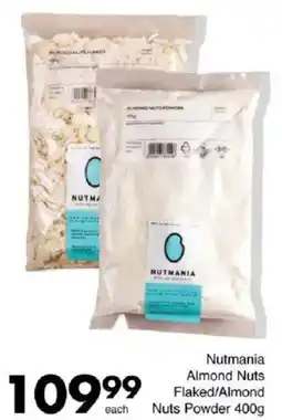 Save Nutmania Almond Nuts Flaked/ Almond Nuts Powder offer