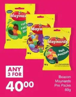 Save Beacon Maynards Pre Packs offer
