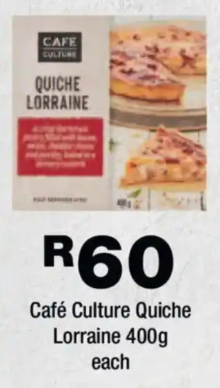 Café Culture Quiche Lorraine