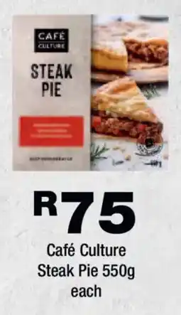 OK Foods Café Culture Steak Pie offer