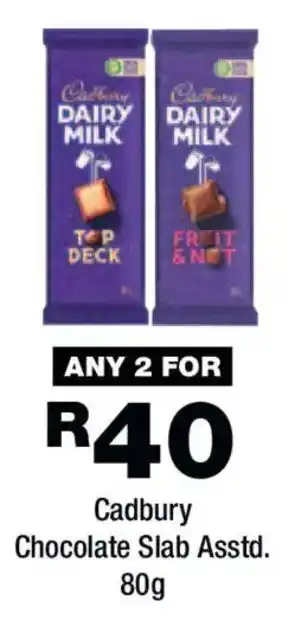 Cadbury Chocolate Slab Asstd.
