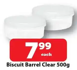 Check Save Biscuit Barrel Clear offer