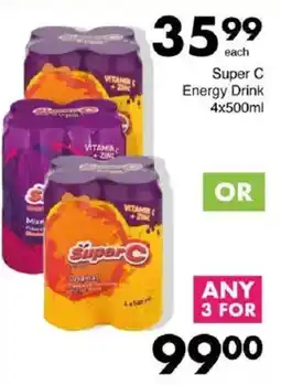 Save Super C Energy Drink offer