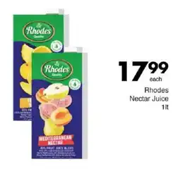 Save Rhodes Nectar Juice offer