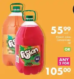 Save Fusion Juice Concentrate offer