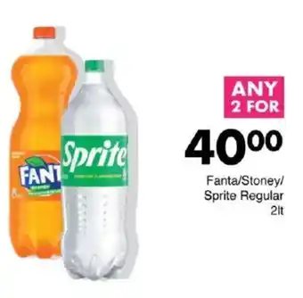 Save Fanta/ Stoney/ Sprite Regular offer