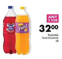 Save Sparletta/ Twist Cooldrink offer