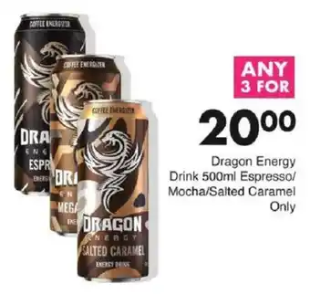 Save Dragon Energy Drink Espresso/ Mocha/ Salted Caramel offer