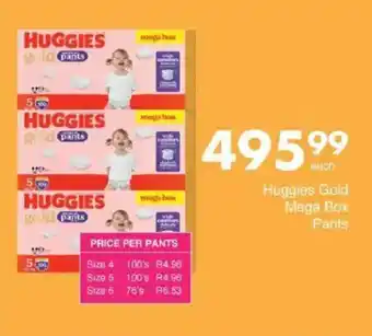 Save Huggies Gold Mega Box Pants offer