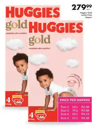 Save Huggies Gold Jumbo Pack Diapers offer