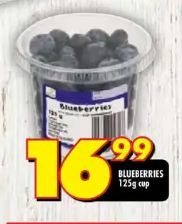 Shoprite BLUEBERRIES 125g cup offer