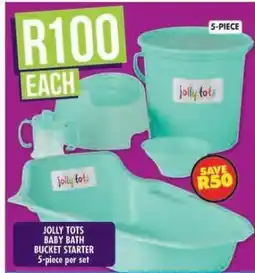Shoprite Jolly Tots Baby Bath Bucket Starter offer
