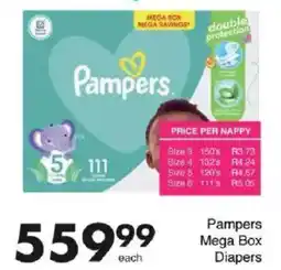 Save Pampers Mega Box Diapers offer
