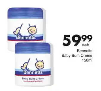 Save Bennetts Baby Bum Creme offer