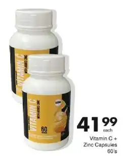 Save Vitamin C + Zinc Capsules offer