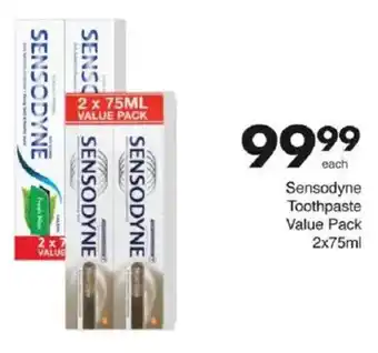 Save Sensodyne Toothpaste Value Pack offer