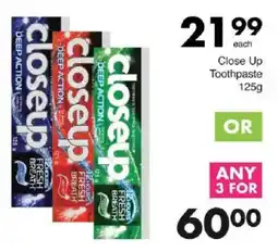 Save Close Up Toothpaste offer