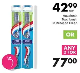 Save Aquafresh Toothbrush In Between Clean offer