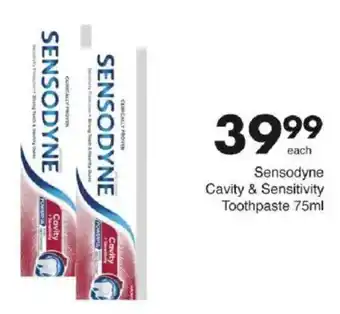 Save Sensodyne Cavity & Sensitivity Toothpaste offer