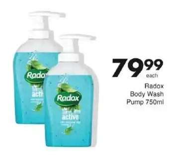Save Radox Body Wash Pump offer