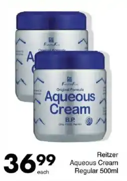 Save Reitzer Aqueous Cream Regular offer