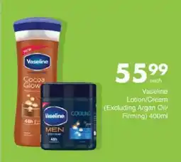 Save Vaseline Lotion/ Cream offer