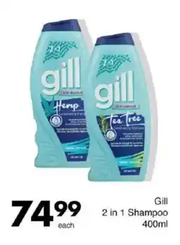 Save Gill 2 in 1 Shampoo offer
