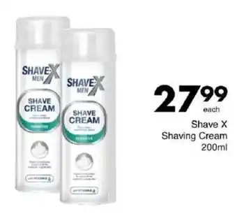 Save Shave X Shaving Cream offer