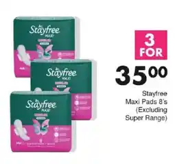 Save Stayfree Maxi Pads offer