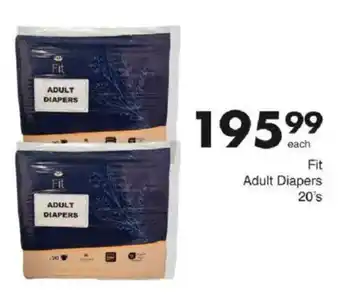 Save Fit Adult Diapers offer