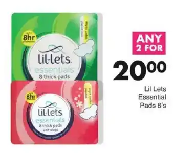 Save Lil Lets Essential Pads offer
